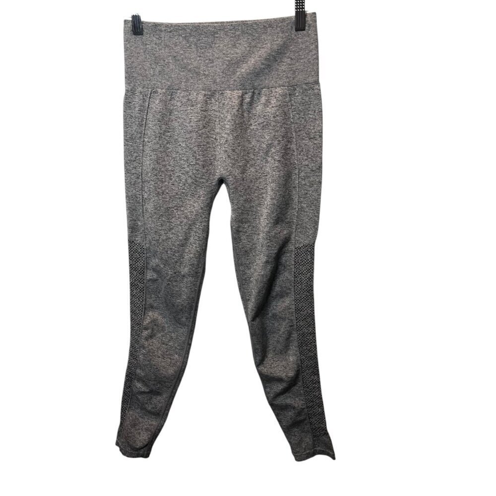 Fabletics Compression Leggings Gray 7/8 Length Size S Small H8